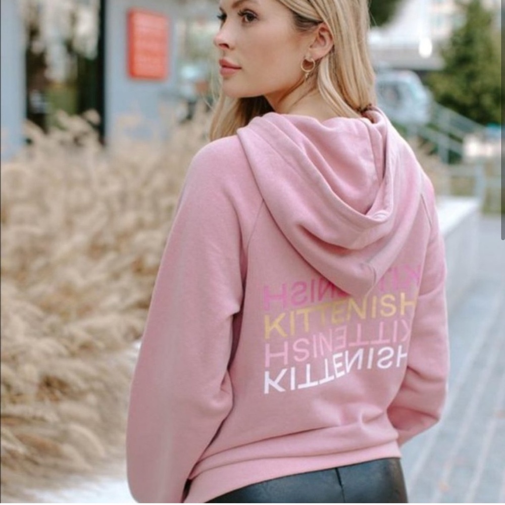 Kittenish by Jessie James Decker Cropped Hoodie, XXL